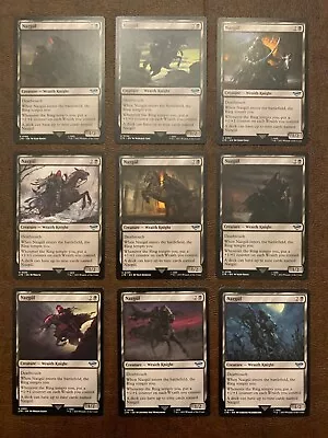 The Lord Of The Rings-  Nazgul Set Of 9 (1 Of Each) - Magic MTG • $119.95