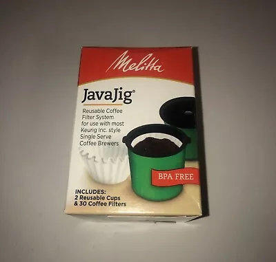 Melitta JavaJig Reusable Coffee Filter System For Keurig Style Brewers Lot Of 4 • $9.99