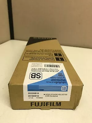 Genuine Sealed Fujifilm DL650 Sky Blue Ink Cartridge Exp.2022 700mL C13T652810 • $41.95