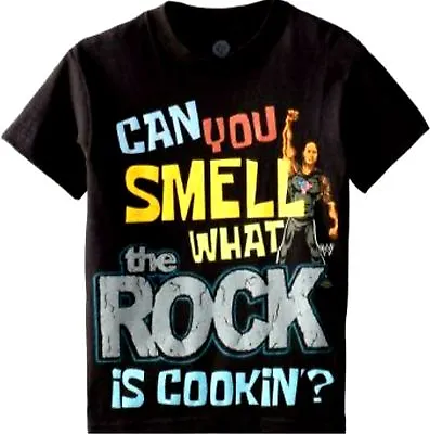 £20.26 • Buy WWE The Rock T-Shirt Child M L XL Can You Smell What The Rock Is Cookin New 