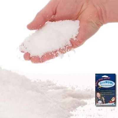 SnoWOW Magic Snow Powder - Just Add Water - Makes 1.43 Gallons Of Snow • $4.95