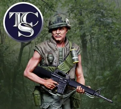 Vietnam War Uniform Helmet Collectors Showcasevietnam War Grunt Cs60020 Statue • $185