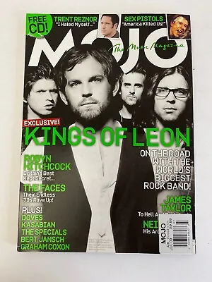 MOJO Magazine KINGS OF LEON Trent Rezor SEX PISTOLS Robyn Hitchcock • $5