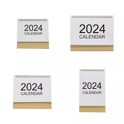 2024 Mini Desk Calendar For Time Management Daily Reminders Organizing Event • £7.67