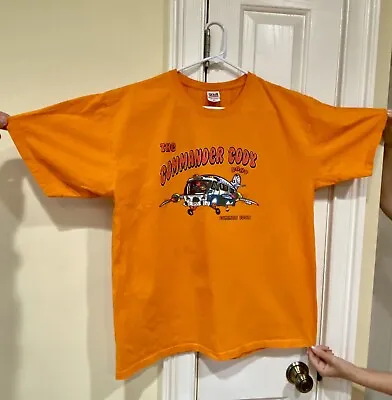 Vintage The Commander Cody Band Summer Tour T-shirt Size XL Orange Hot Rod • $49.99