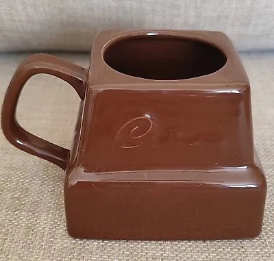 £5 • Buy Vintage Cadbury’s Drinking Chocolate Block Chunk Cube Mug