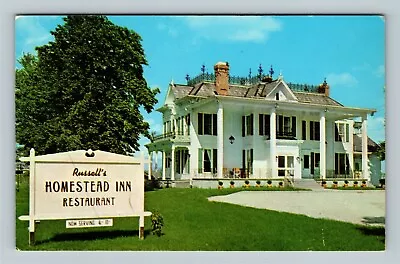 Milan OH Russell's Homestead Inn Ohio Vintage Postcard • $7.99