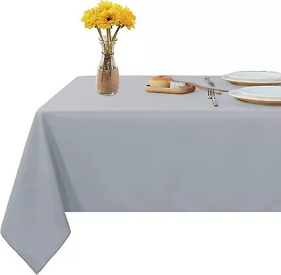 Fitable Rectangle Tablecloth 60x84 Inch Rectangle Tablecloth Stain And Wrinkle R • $45.15