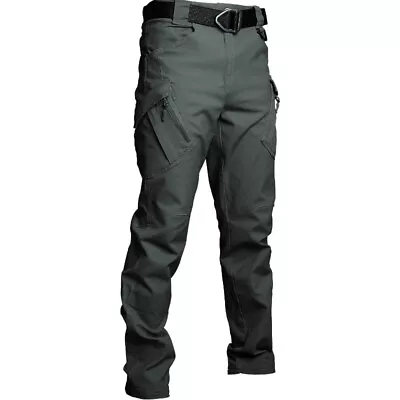 Men's Tactical Pants Outdoor Rip Stop Waterproof Military Combat Cargo Work Pant • $19.99