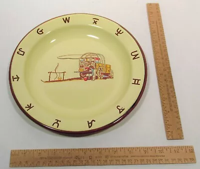 MONTERREY WESTERN WARE - Enamel COWBOY PLATE - 10 ¼ Inch - Listing Number Three • $24.07