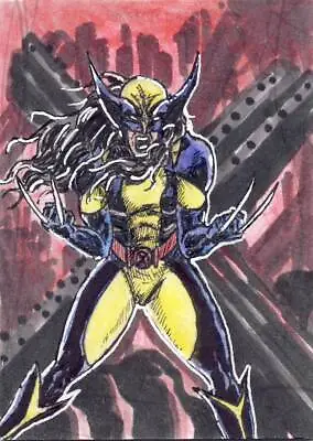 2020 Marvel Masterpieces Palumbo Sketch Card Irineu X-23 Wolverine • $199.99