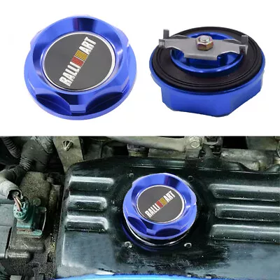 Brand New Ralliart Aluminum Racing Engine Oil Filler Cap Blue For MITSUBISHI  • $12.88