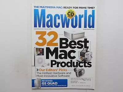 MacWorld Mag 32 Best Mac Products February 2004 D6 • $29.99