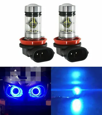 2x 9005 HB3 8000K Ice Blue 100W LED Headlights Bulbs Kit Fog Light DRL Lamps • $11.04