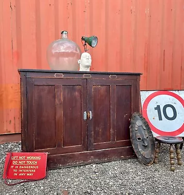 Antique Pine Haberdashery Cupboard Cabinet • £395