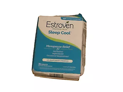 Estroven Menopause Relief Sleep Cool 30c. EXP 12/24 Dented Box • $12.50