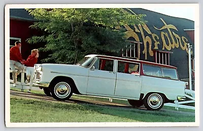 1966 Checker Marathon Station Wagon Vtg Advertising Car Dealer Postcard Ad • $9.95