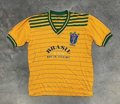 Vintage Brazil 1984 Football Shirt Size Medium • $100