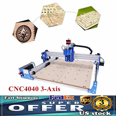 Industrial 3-Axis 4040 Wood Carving Milling CNC Router Engraver Cutting Machine • $394.25