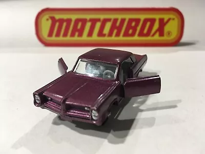 Vintage Lesney Matchbox 22 Custom Pontiac Regular Wheels. Restored. • $39.95