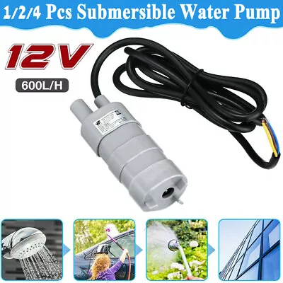 12V Water Pump Submersible Caravan Camper Motorhome High Flow Whale Pump 600L/H • £9.99