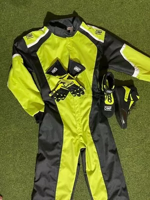 OMP Kart Racing Suit Boots & Gloves CIK/FIA Level 2 Approved • $165