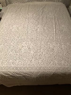 Vintage Lace Bedspread • £60