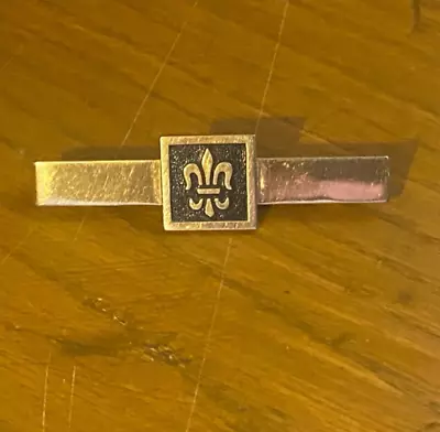 Vintage Swank Fleur De Lis Money Clip Gold Tone • $15