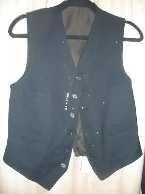 Antique 1916 Men's Wool Vest Historical Estate Provanance WW1 Flying Ace Vet • $99.99