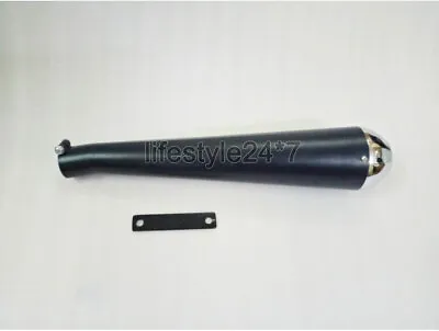 AEW Megaphone Black Exhaust Silencer Fit For Royal Enfield Classic 500cc • £96.80