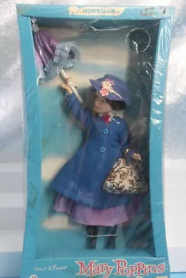 Mary Poppins Doll Disney Horsman Parasol Umbrella Bag Vintage 1965 NIB New • $185.47