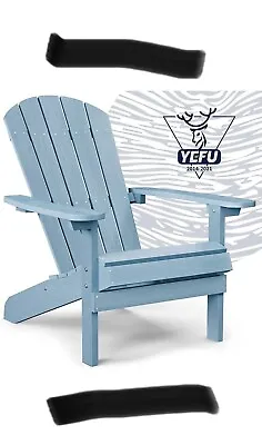 $169.99 • Buy YEFU Adirondack Chair Plastic Weather Resistant Patio Chairs Easy Installation