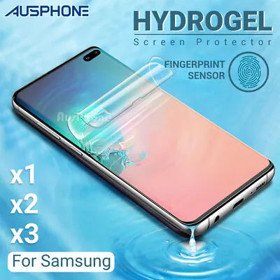 For SAMSUNG GALAXY S20 Ultra S10 5G PLUS Note 20 10 HYDROGEL Screen Protector • $5.95