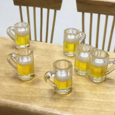 20 Pcs Small Beer Mug Lovely Mug Model Miniature Beer Glasses Tiny Beer Mugs • $9.68