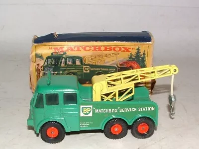 * 1960s MATCHBOX KING-SIZE K-12 (BP)HEAVY BREAKDOWN/WRECK TRUCK MINT WITH BOX ! • $15