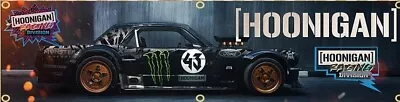 Hoonigan Mustang Ken Block Flag Banner 1.5 X 6FT Performance Racing • $12.89