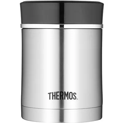 $25.79 • Buy Thermos 16 Oz. Sipp Vacuum Insulated Stainless Steel Food Jar - Silver/Black