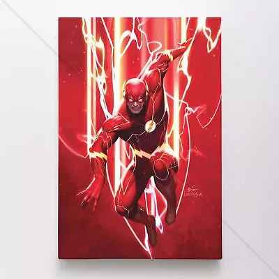 $54.95 • Buy Flash Poster Canvas Vol 1 #759 DC Justice League Comic Book Cover Art Print