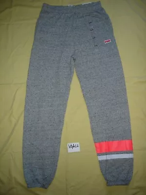 NWT Victoria's Secret Pink Patch Campus Sweat Pants New S Very RARE Gray • $27.99