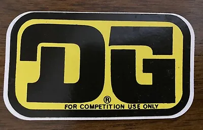 Original 80’s NOS DG Racing Decal Vintage Old School BMX Tuf-Neck DG Redline GT • $50