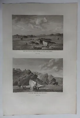 18th Century~san Nicolo/santorini~choiseul~gouffier~voyage Pittoresque Grece • £35