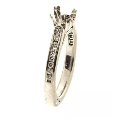 A.jaffe Engagment Ring .27ct 18k White Gold Size 6  • $1987.20