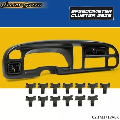 Dash Board Bezel Cover Instrument W/Vents Fit For 98-02 Dodge Ram 1500 2500 3500 • $29.96