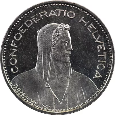 Switzerland - 5 Francs - 1983 - Unc • $4.99