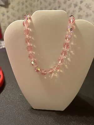 Coro Pink Bead Necklace  • $13