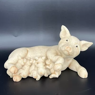 Quarry Critters “The First Supper” Mama Pig And Piglets First Feeding. 2000 • $14.50
