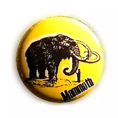 MAMMOTH YELLOW Mamouth Freak Retro Vintage Strange Pop Art Button Badge Ø25mm • $4.32