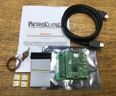 Acorn Bbc Model B & B+ - Internal Raspberry Pi Coprocessor Kit With Hdmi Output • £79.95