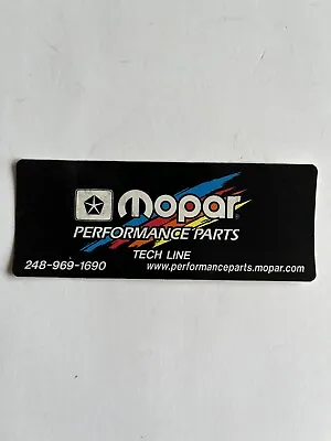 Original Vintage NOS MOPAR Performance Parts Tech Line Sticker ~1.75x4.5” (6G) • $14.99