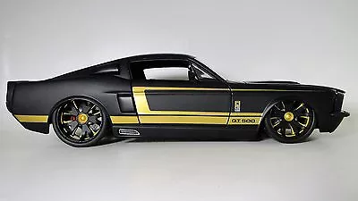 Ford Mustang GT Race Car1 18Hot Rod12Custom24Dragster1967Carousel BLK1969 • $449